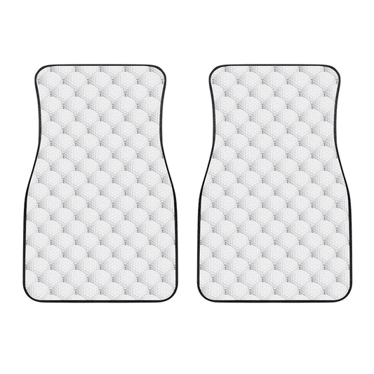 Golf Ball Pattern Print Front Car Floor Mats
