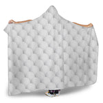 Golf Ball Pattern Print Hooded Blanket