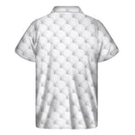 Golf Ball Pattern Print Men's Short Sleeve Shirt