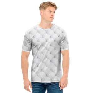 Golf Ball Pattern Print Men's T-Shirt