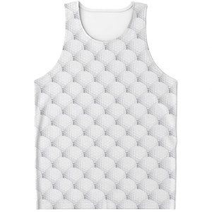 Golf Ball Pattern Print Men's Tank Top