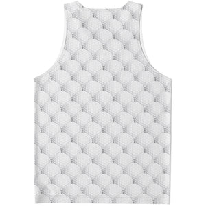 Golf Ball Pattern Print Men's Tank Top