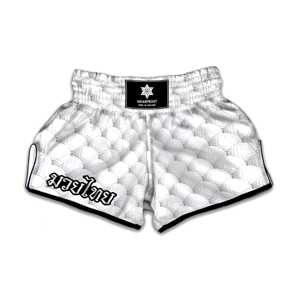 Golf Ball Pattern Print Muay Thai Boxing Shorts
