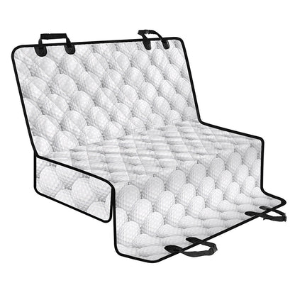 Golf Ball Pattern Print Pet Car Back Seat Cover