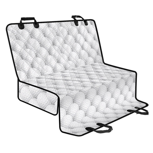 Golf Ball Pattern Print Pet Car Back Seat Cover