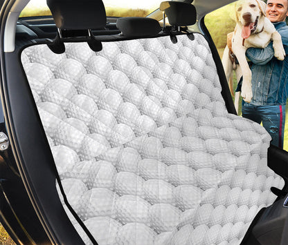 Golf Ball Pattern Print Pet Car Back Seat Cover