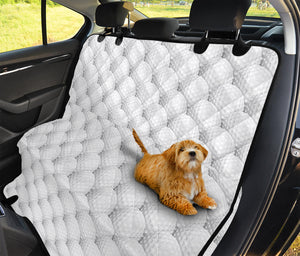 Golf Ball Pattern Print Pet Car Back Seat Cover