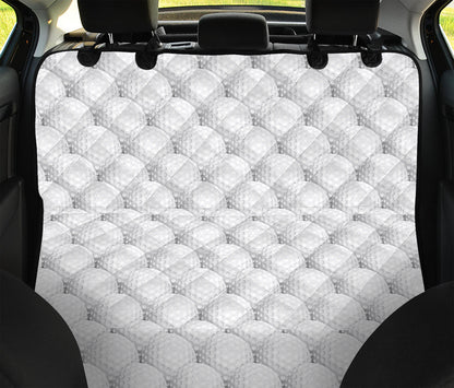 Golf Ball Pattern Print Pet Car Back Seat Cover