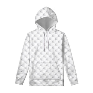 Golf Ball Pattern Print Pullover Hoodie