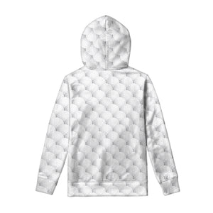 Golf Ball Pattern Print Pullover Hoodie