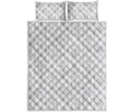 Golf Ball Pattern Print Quilt Bed Set