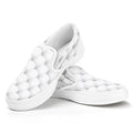 Golf Ball Pattern Print White Slip On Sneakers