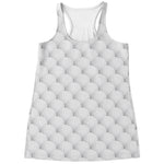 Golf Ball Pattern Print Women's Racerback Tank Top