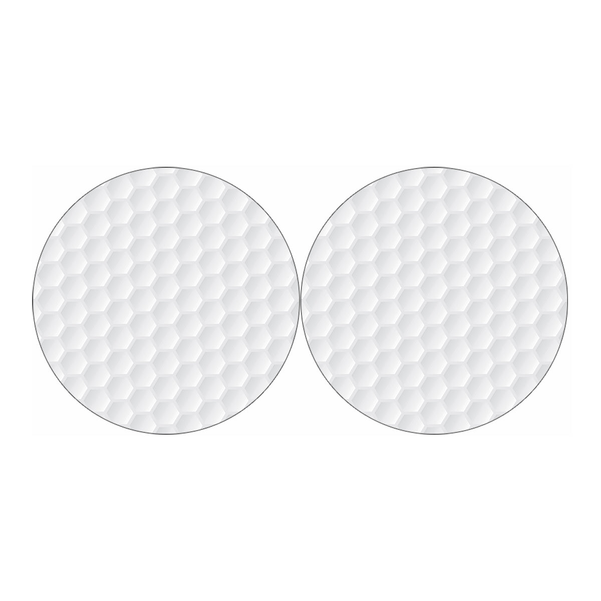 Golf Ball Print Car Coasters