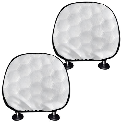 Golf Ball Print Car Headrest Covers