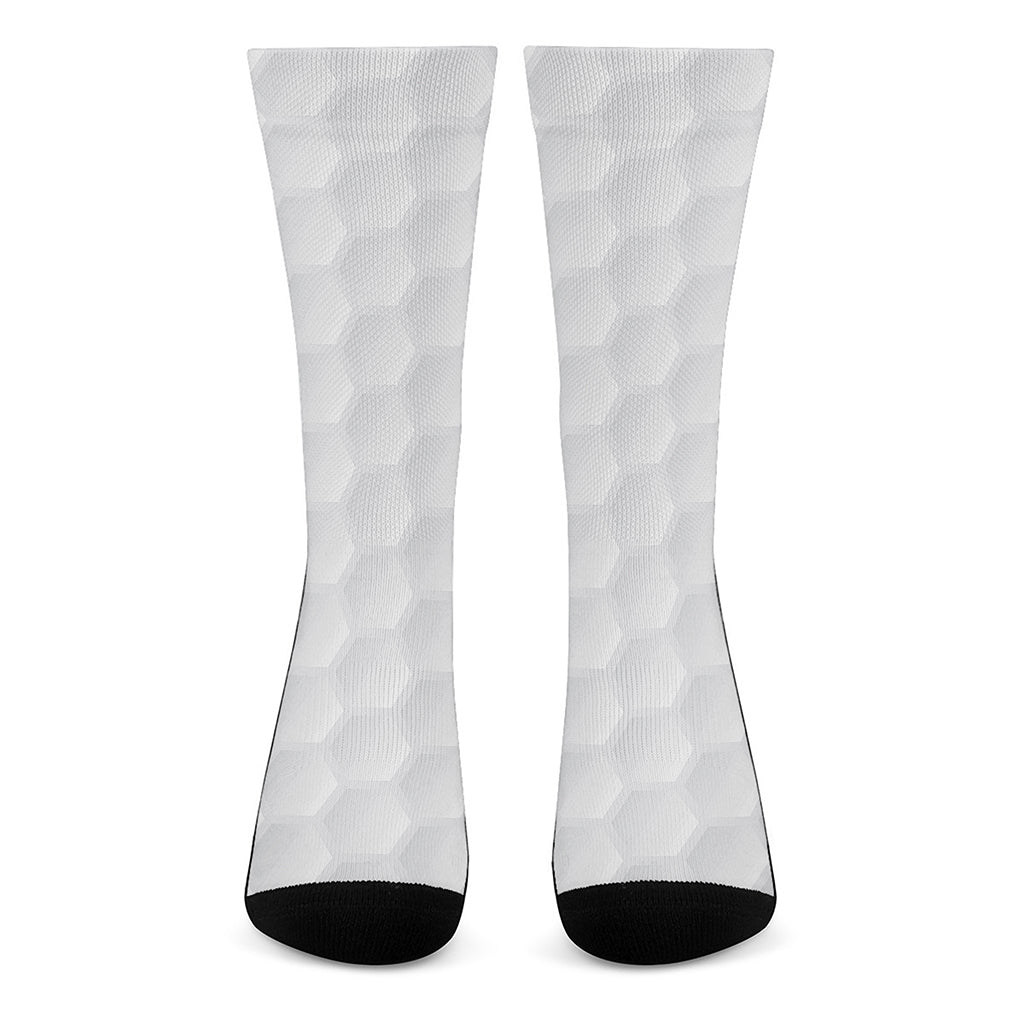 Golf Ball Print Crew Socks