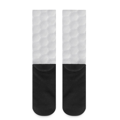 Golf Ball Print Crew Socks