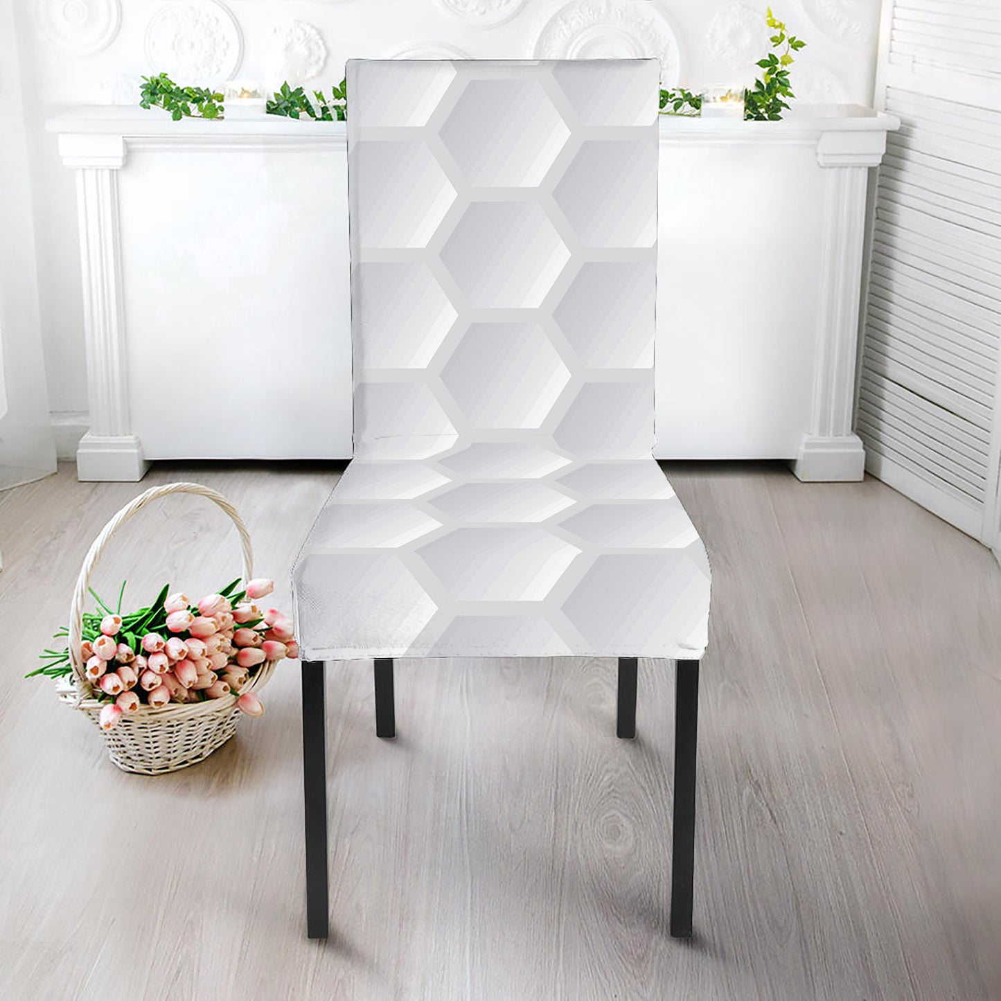 Golf Ball Print Dining Chair Slipcover