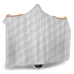 Golf Ball Print Hooded Blanket