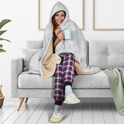 Golf Ball Print Hooded Blanket