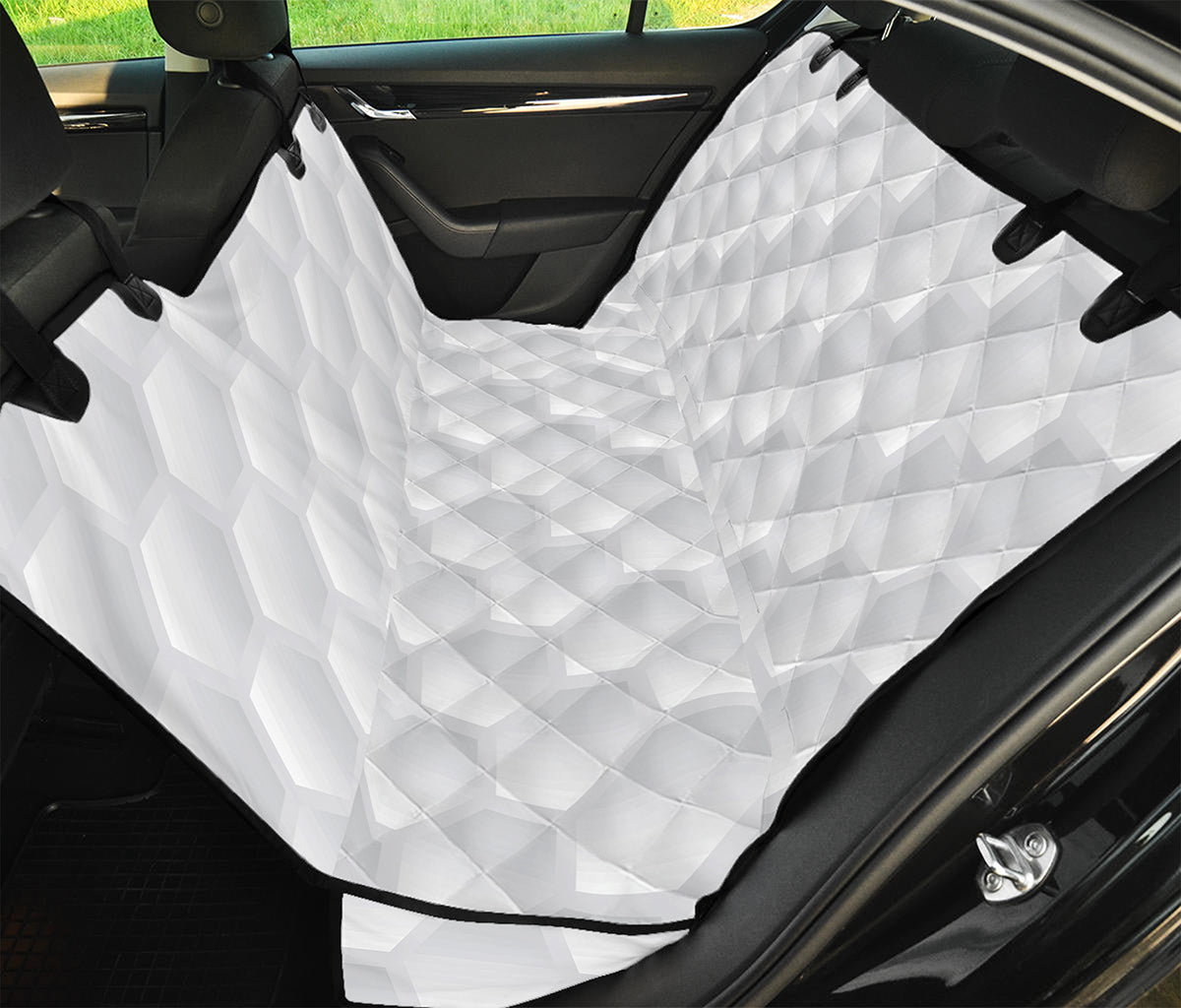 Golf Ball Print Pet Car Back Seat Cover