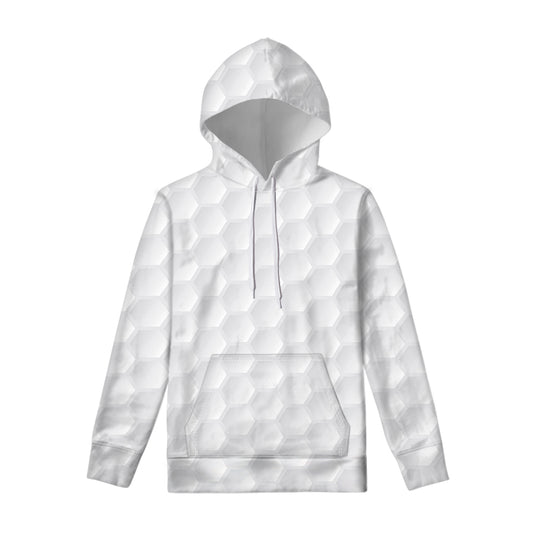 Golf Ball Print Pullover Hoodie