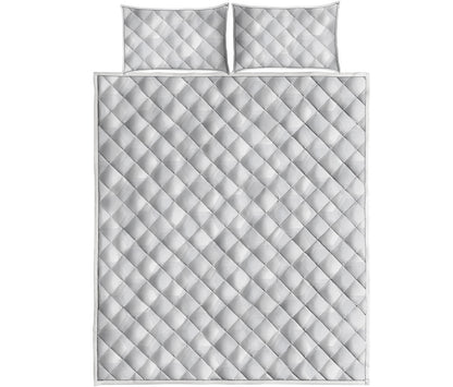 Golf Ball Print Quilt Bed Set