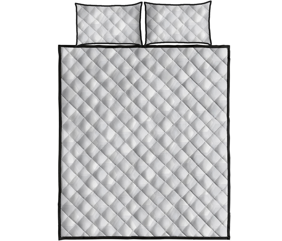 Golf Ball Print Quilt Bed Set