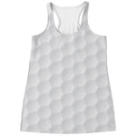 Golf Ball Print Women's Racerback Tank Top