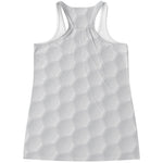 Golf Ball Print Women's Racerback Tank Top