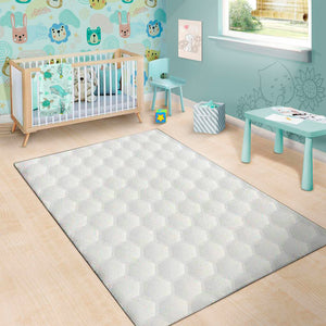 Golf Ball Texture Print Area Rug