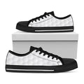Golf Ball Print Black Low Top Sneakers