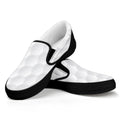 Golf Ball Print Black Slip On Sneakers