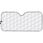 Golf Ball Texture Print Car Sun Shade