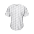 Golf Ball Print Men's Baseball Jersey