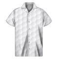 Golf Ball Print Men's Short Sleeve Shirt