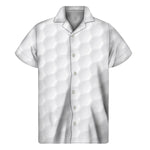 Golf Ball Texture Print Men's Short Sleeve Shirt