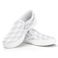 Golf Ball Print White Slip On Sneakers