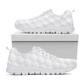 Golf Ball Print White Running Shoes