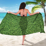 Golf Course Grass Print Beach Sarong Wrap