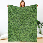 Golf Course Grass Print Blanket