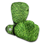 Golf Course Grass Print Boxing Gloves