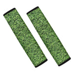 Golf Course Grass Print Car Seat Belt Covers