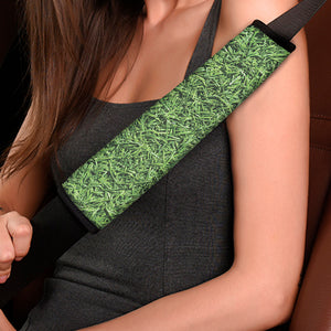 Golf Course Grass Print Car Seat Belt Covers