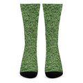 Golf Course Grass Print Crew Socks
