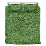 Golf Course Grass Print Duvet Cover Bedding Set