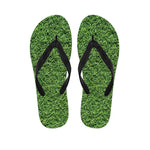 Golf Course Grass Print Flip Flops