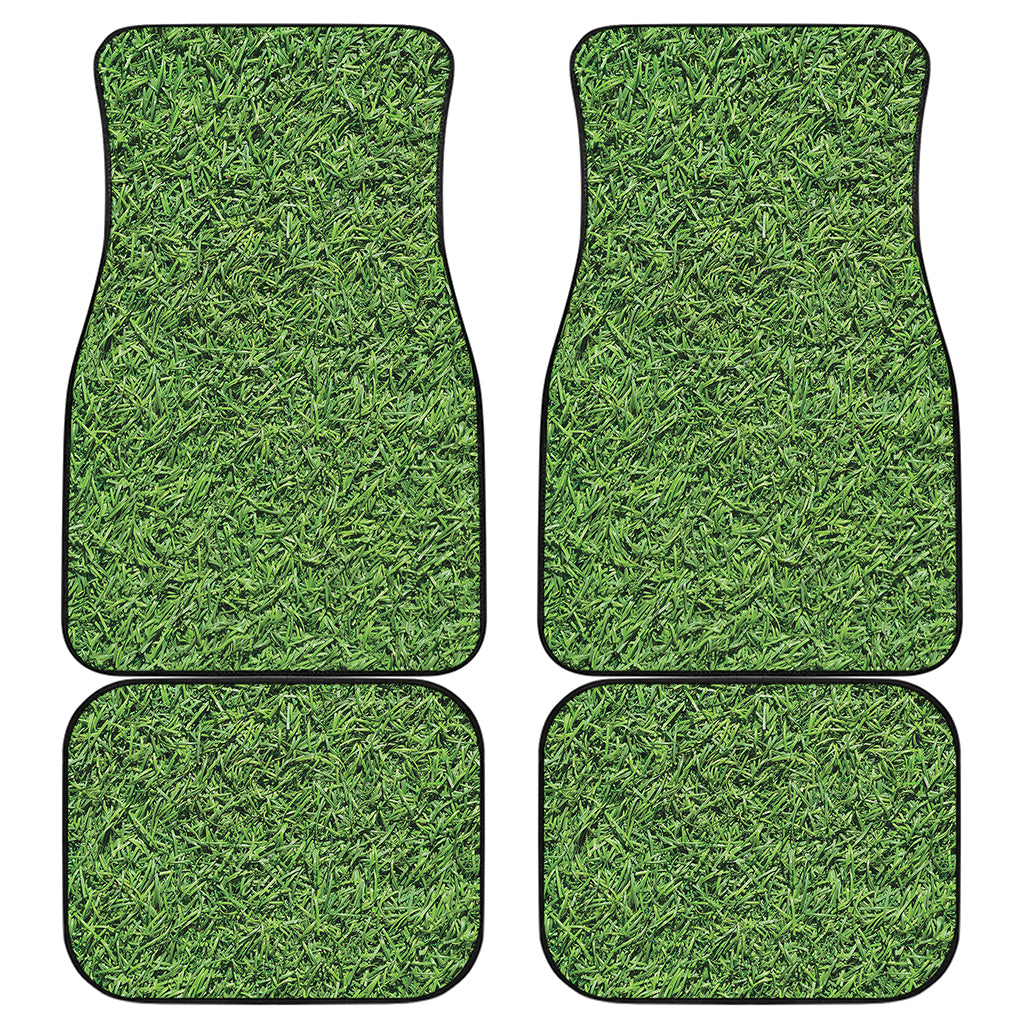 Golf Course Grass Print Front and Back Car Floor Mats