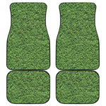 Golf Course Grass Print Front and Back Car Floor Mats