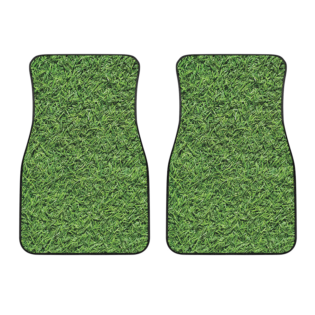 Golf Course Grass Print Front Car Floor Mats